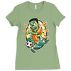 frankenstein soccer Ladies Fitted T-Shirt