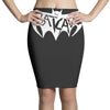 batcave goth logo Pencil Skirts