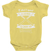 i don't need a license to carry my 9mm Baby Onesie