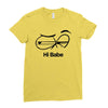 Hi Babe Ladies Fitted T-Shirt