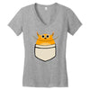 pocket monster Women's V-Neck T-Shirt