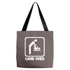 game over daddy funny Tote Bags