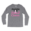 playing for breast cancer Long Sleeve Shirts