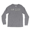no sleep white Long Sleeve Shirts