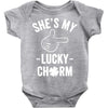 she's my lucky charm Baby Onesie