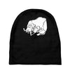 sancho und pancho kult fun fr&ouml;sche frog oldschool Baby Beanies