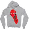 Red Sparrow Zipper Hoodie