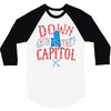 down with the capitol 3/4 Sleeve Shirt