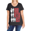 rude good better best, ideal birthday gift or present Ladies Curvy T-Shirt