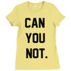can you not Ladies Fitted T-Shirt