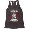 Sorry If My Patriotism Offends You Racerback Tank