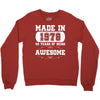 made in 1978 40 years of being awesome Crewneck Sweatshirt