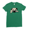 ruff patch rescue mascot Ladies Fitted T-Shirt