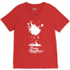 christmas icons with snow V-Neck Tee