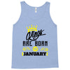 Kings Are Born In January Tank Top