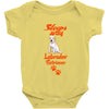 Sleeps With Labrador Retriever Baby Onesie