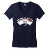 Drunk O Meter Women's V-Neck T-Shirt