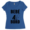 bebe a bord Women's Triblend Scoop T-shirt