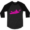 kayak chick 3/4 Sleeve Shirt