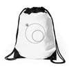 Outside Circle Drawstring Bags