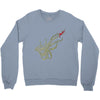caution octopus&rsquo; may be larger than it appears Crewneck Sweatshirt