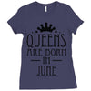 queens are born in june (2) Ladies Fitted T-Shirt