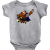 just a viking and his horse Baby Onesie