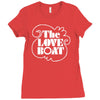 the love boat classic tv show title logo sign youth Ladies Fitted T-Shirt