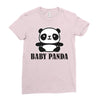 Baby Panda Ladies Fitted T-Shirt