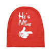 he's mine she's mine Baby Beanies