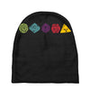dungeons and dragons die hit Baby Beanies