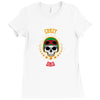 crazy dad Ladies Fitted T-Shirt