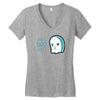 boo sheet Women's V-Neck T-Shirt