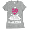 I Am Actually In A Very Commited Relationship Ladies Fitted T-Shirt