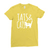 tats and cats Ladies Fitted T-Shirt