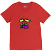 monster face V-Neck Tee