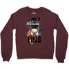 who loves pugs Crewneck Sweatshirt