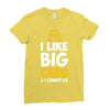 i like big monster cars Ladies Fitted T-Shirt