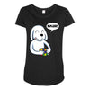 smart dog Maternity Scoop Neck T-shirt