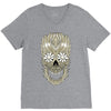 skull plants V-Neck Tee