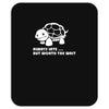 always late worth wait funny turtle tee Mousepad