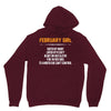 February Girl Hated By Many Unisex Hoodie