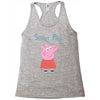 peppa pig sister pig Racerback Tank