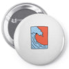 Wave Pin-back button