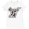 sweet 21 twenty Ladies Fitted T-Shirt