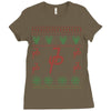 jake paul ugly christmas Ladies Fitted T-Shirt