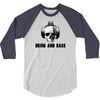 drum and bass 3/4 Sleeve Shirt