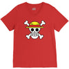 one piece skull V-Neck Tee