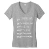 X-Mas Math Women's V-Neck T-Shirt