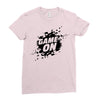 game on Ladies Fitted T-Shirt